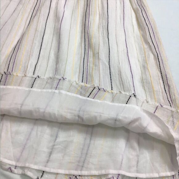 MICHAEL STARS BEACH STRIPE MIDI DRESS SIZE LARGE - Picture 7 of 10